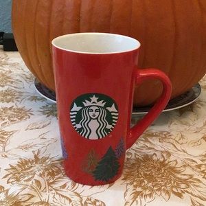 2020 Starbucks Christmas Trees 16 oz Mug Tall Red Logo Cup